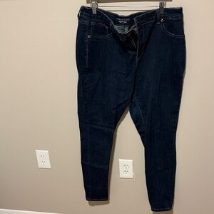 Maurices Dark Blue Skinny Jeans